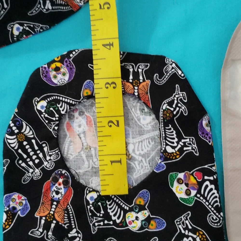 Hand Crafted Ostomy/Iliostomy bag cover w/matching reversible face mask